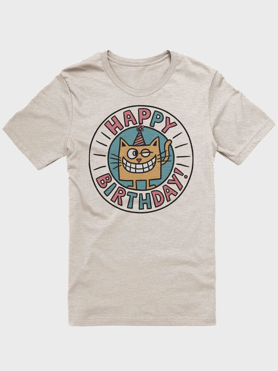 Winking Birthday Cat T-Shirt product image (2)