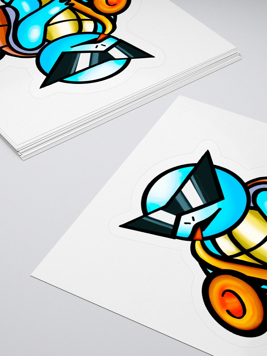 Saxo Turtle Vinyl Stickers (3" x 3") product image (4)