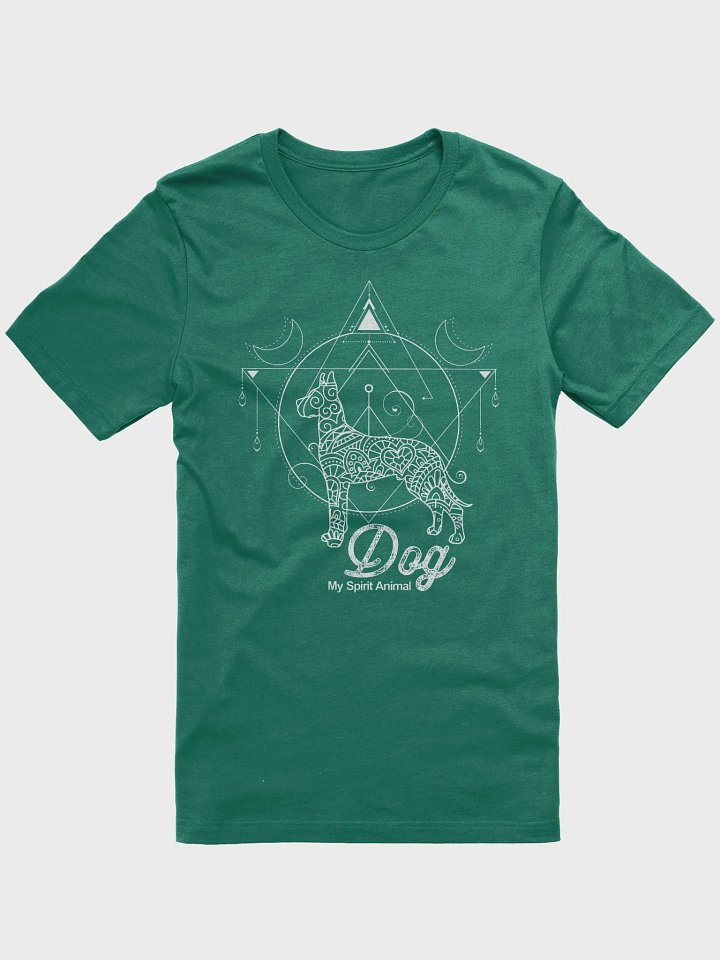 Dog Spirit Animal Mandala T-Shirt - Boho Tribal Dog Lover Tee product image (1)