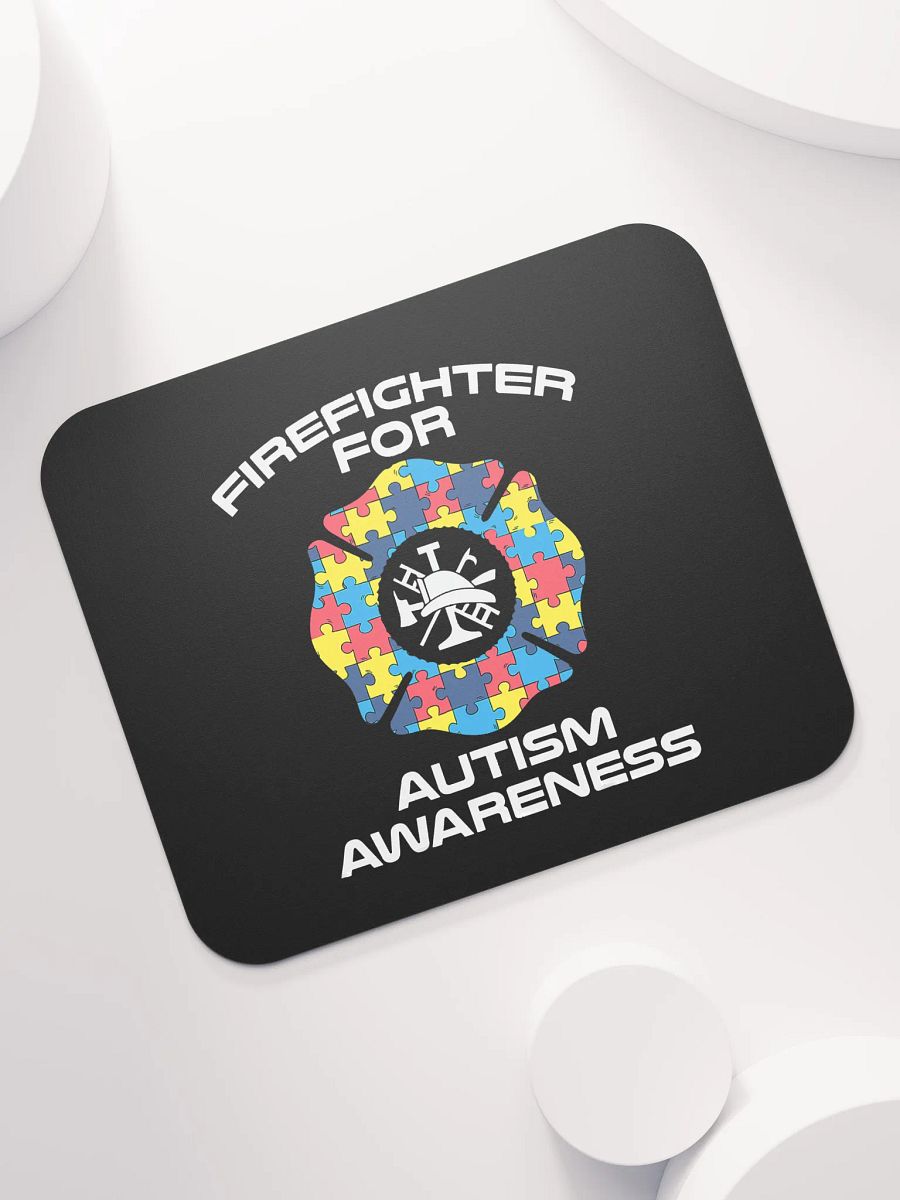 Firefighter for Austim Awareness - Mouse Pad product image (7)