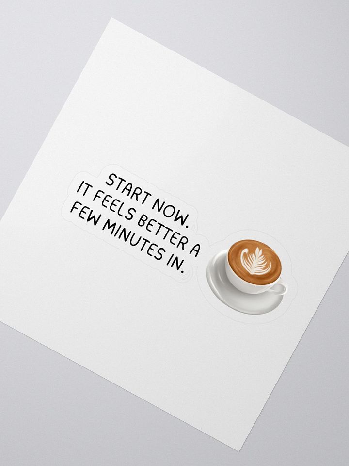 Start Now Printable Sticker product image (1)