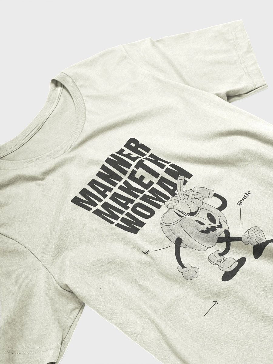 Manner makes woman retro T-shirt, pumpkin Halloween funny Tee classic style product image (3)