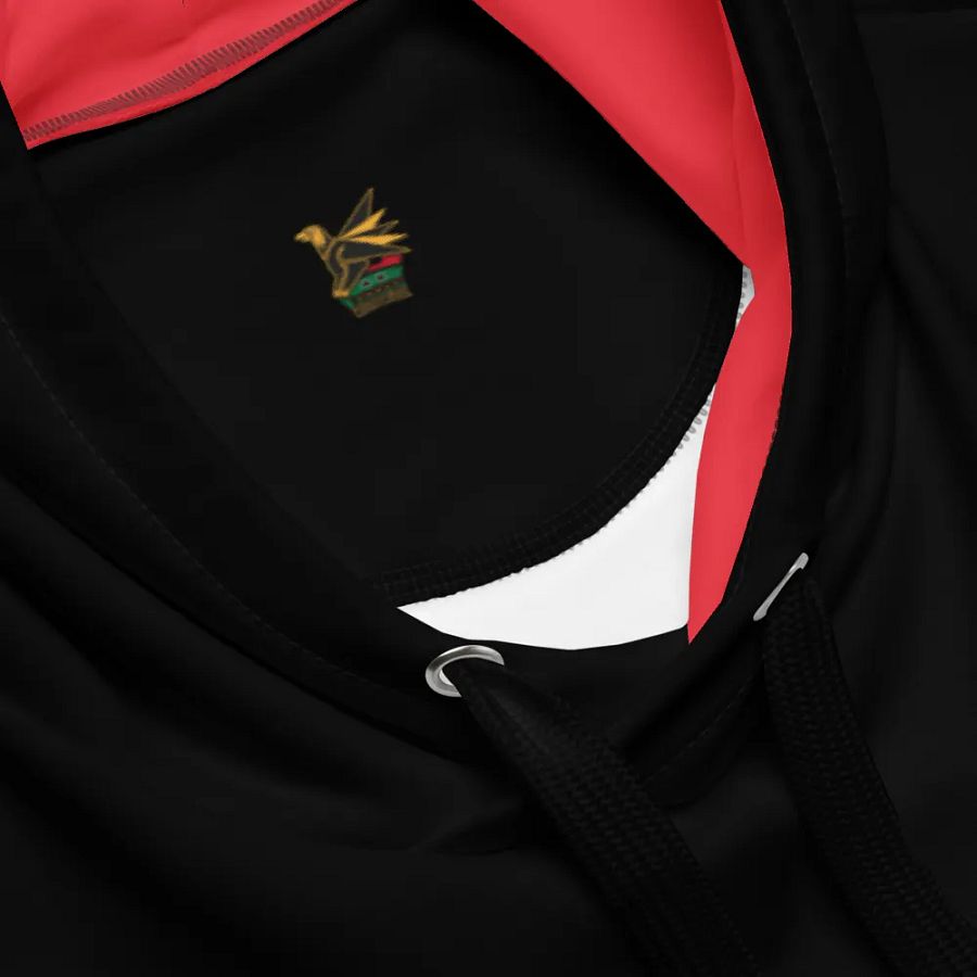 Black Big Sleeve Hoodie - Red Hood product image (4)