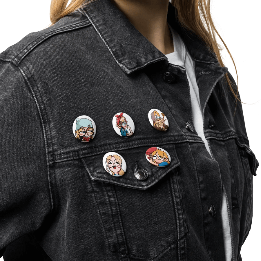 Dr. Toxic Tofu Pin Button Pack product image (12)