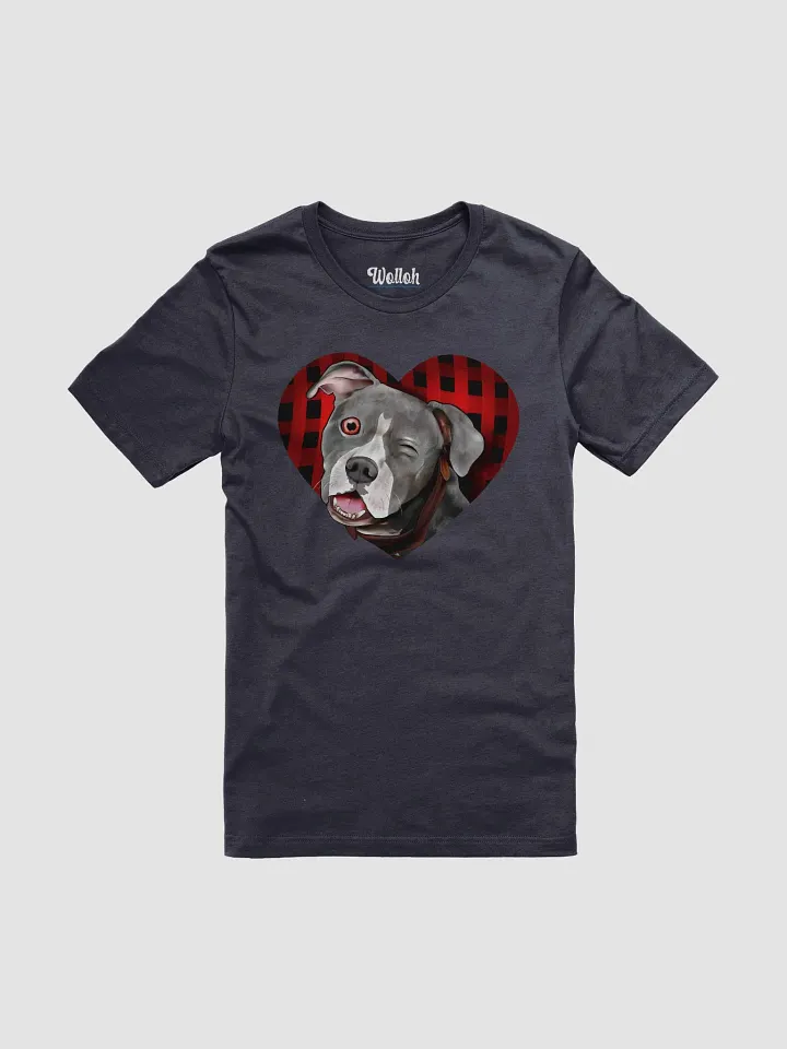 Pitbull Love Valentine’s T-Shirt for Dog Lovers product image (1)