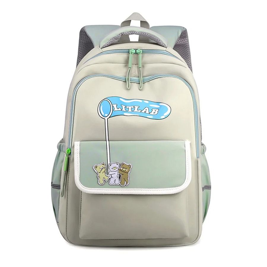 Letter Cute Schoolbag Women's Color Contrast Patchwork Backpack product image (5)