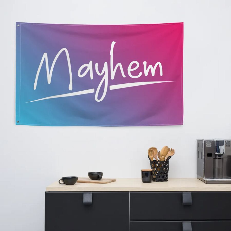 Mayhem Signature Flag product image (6)