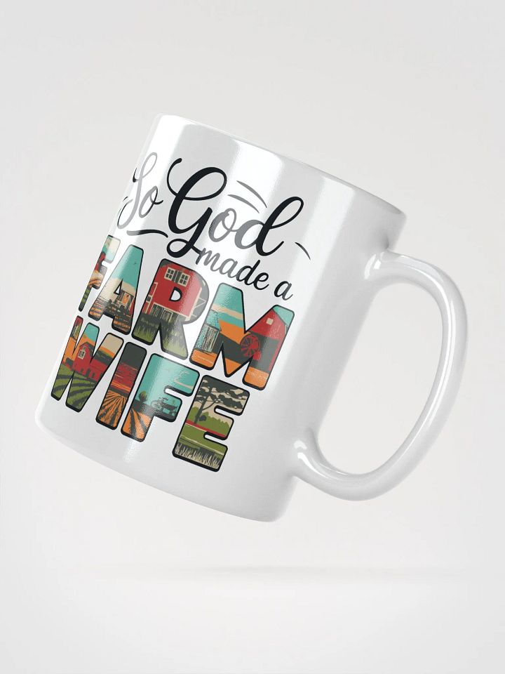 Farm Wife White Glossy Mug product image (4)
