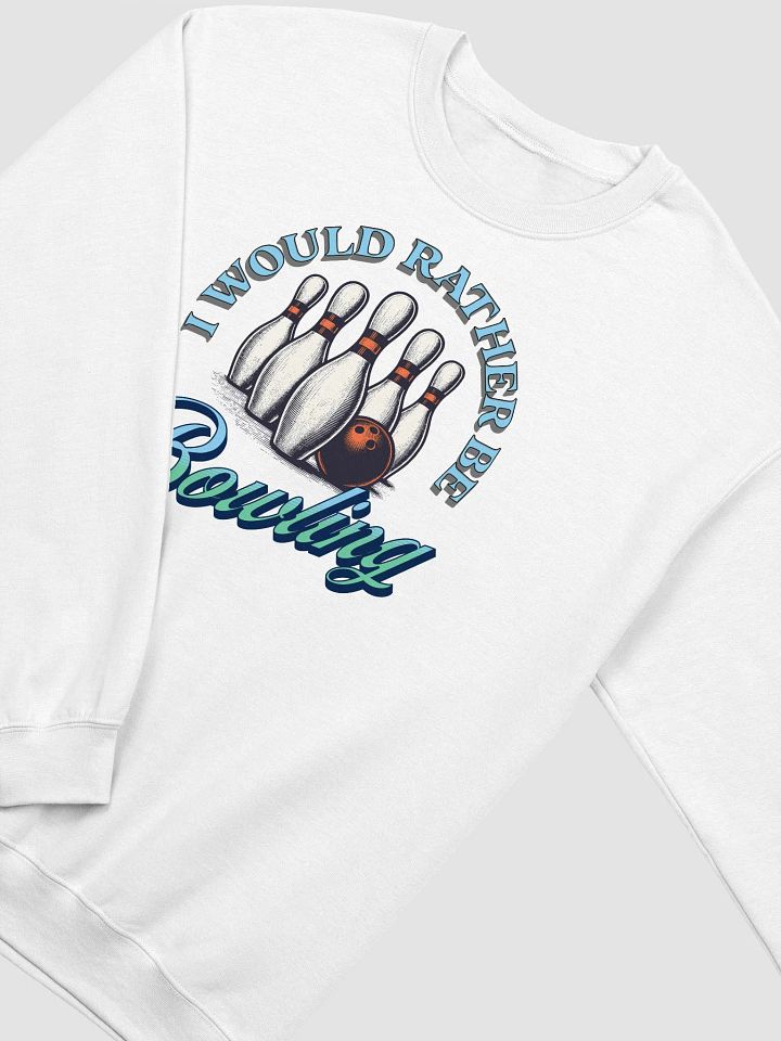 I Would Rather Be Bowling Vintage Pins Crewneck product image (24)