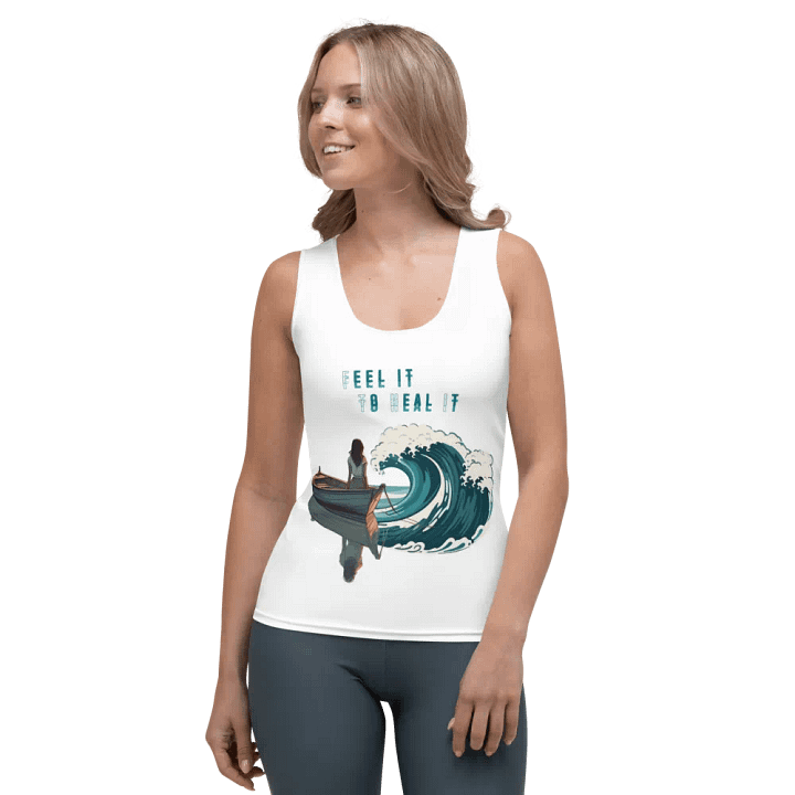 "Feel It to Heal It" Girl & Wave Tank product image (1)