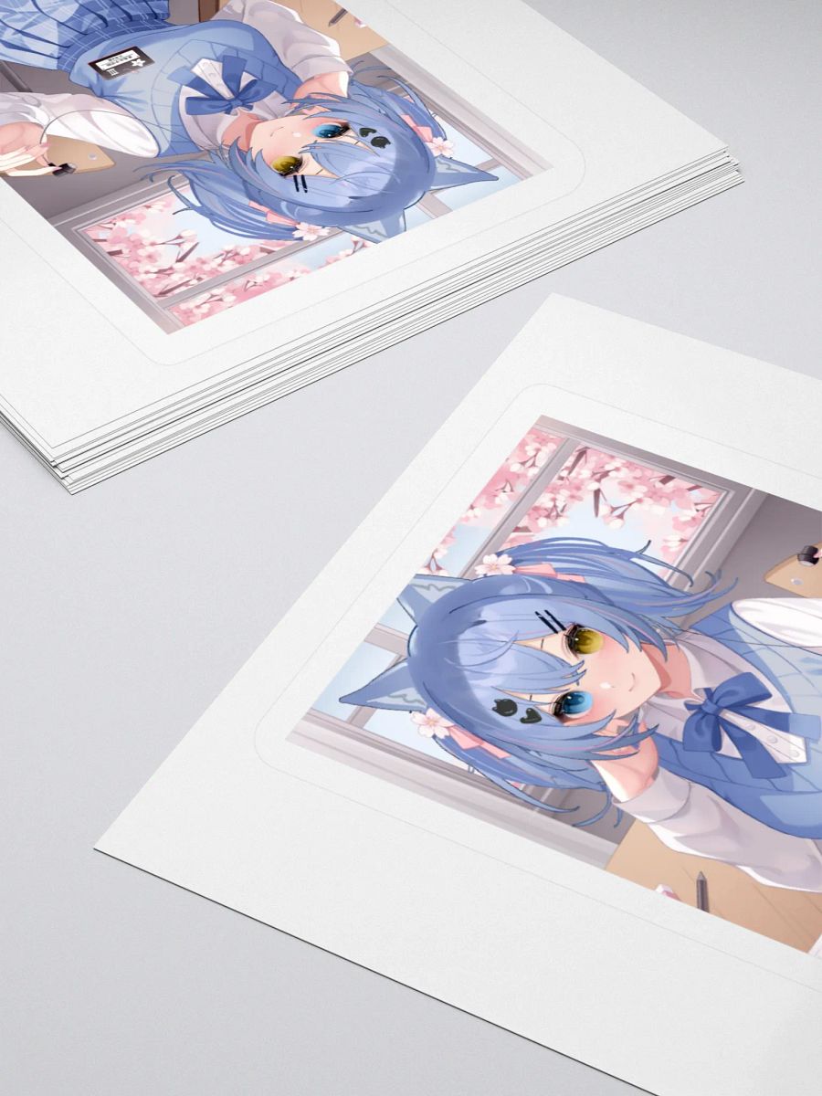 Blue School Girl Sticker product image (12)