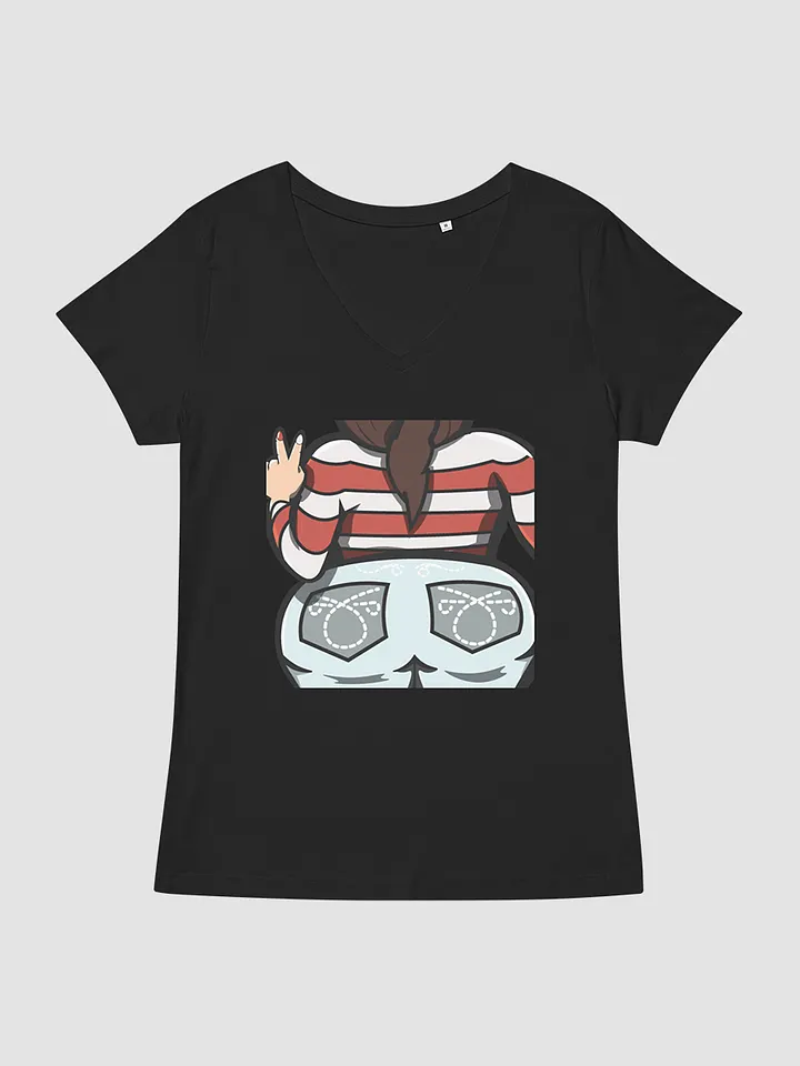 [Mannyparadox] Women’s Fitted V-Neck T-Shirt - B&C TW045 product image (1)