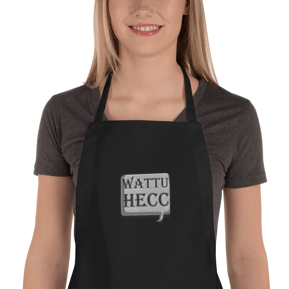 wattuhecc Embroidered Cooking Apron product image (1)