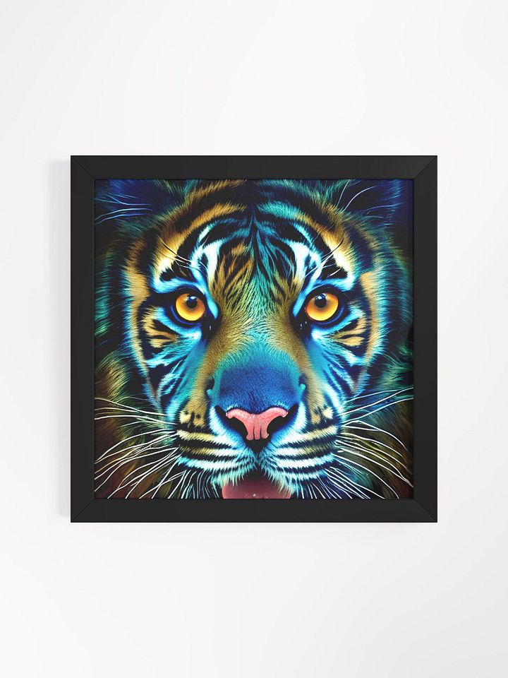 Sapphire Gaze - Fierce Tiger Poster product image (1)