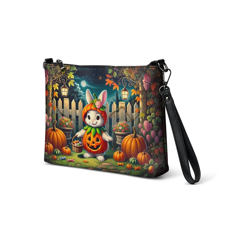 Bunny Rabbit Pumpkin Patch Crossbody Bag - Halloween Purse product image (15)