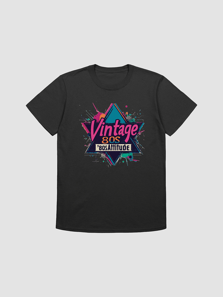 "Retro '80s Splash Unisex Tee – Vibrant Vintage Graphic T-Shirt, Bold Retro Style!" product image (2)