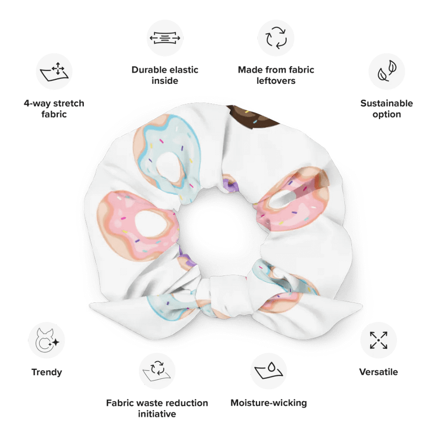 Donut Delight Print Scrunchie product image (12)