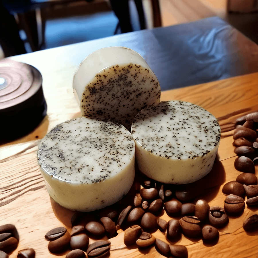 Creamy Coffee Round Soap (2.4oz) product image (1)