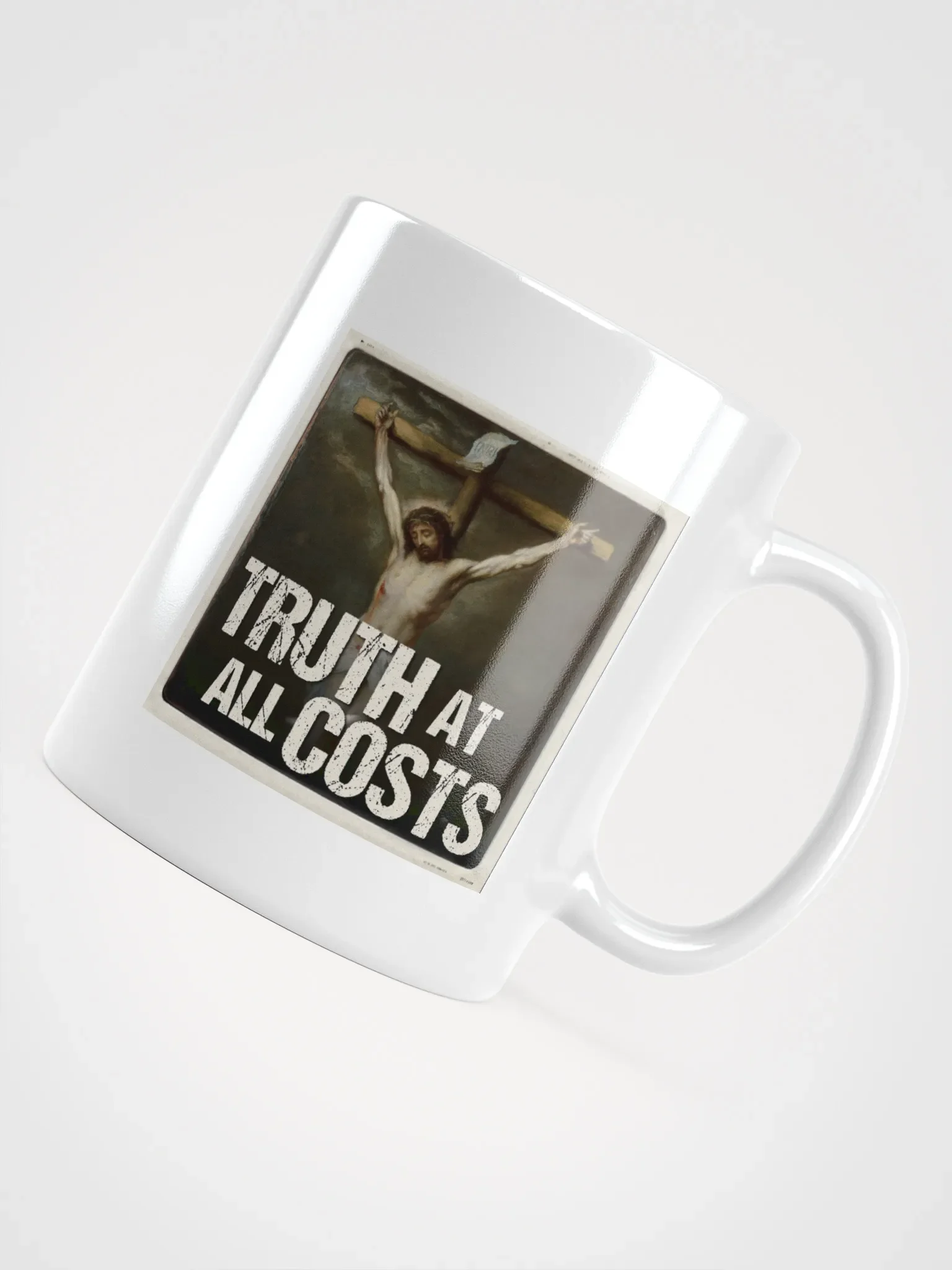 Truth at All Costs podcast art coffee mug product image (11)