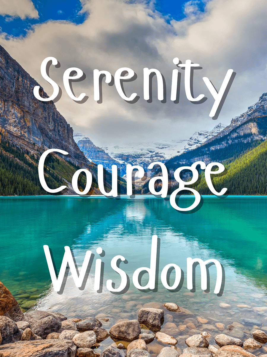 Serenity, Courage & Wisdom Greeting Card product image (13)