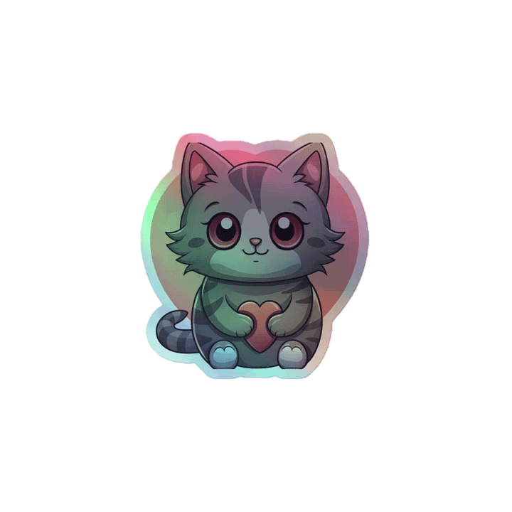 Bit O Kitty Love - Holographic Sticker - Legion Series product image (1)