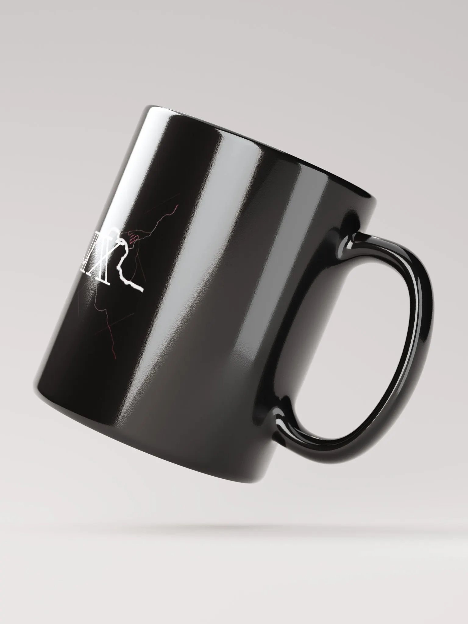 HyskiSix - Glossy Black Mug product image (2)