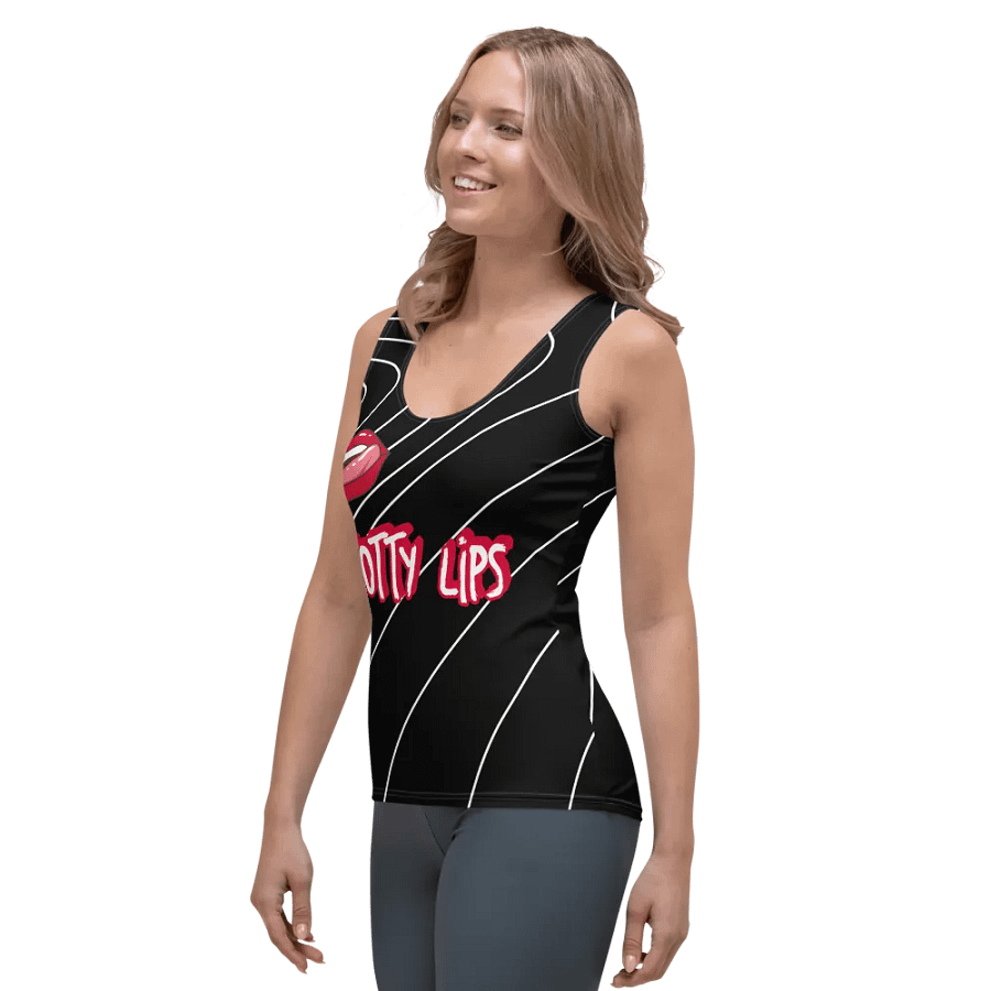 Women’s Hotty Lips Tank Top – Bold, Chic & Unapologetic 💋🔥 product image (3)