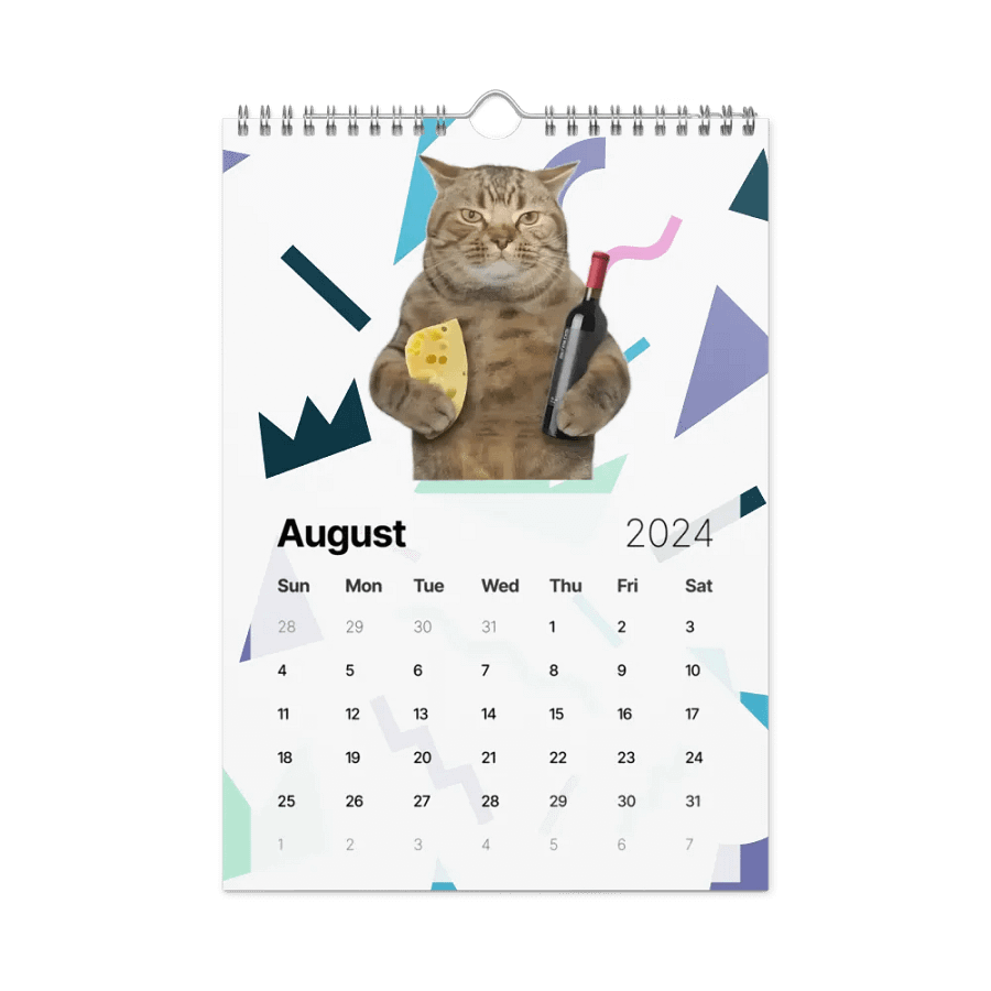 Wall Calendar (2024): Meme Cats product image (4)