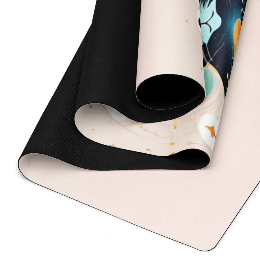 Cosmic Feline Yoga Mat product image (3)