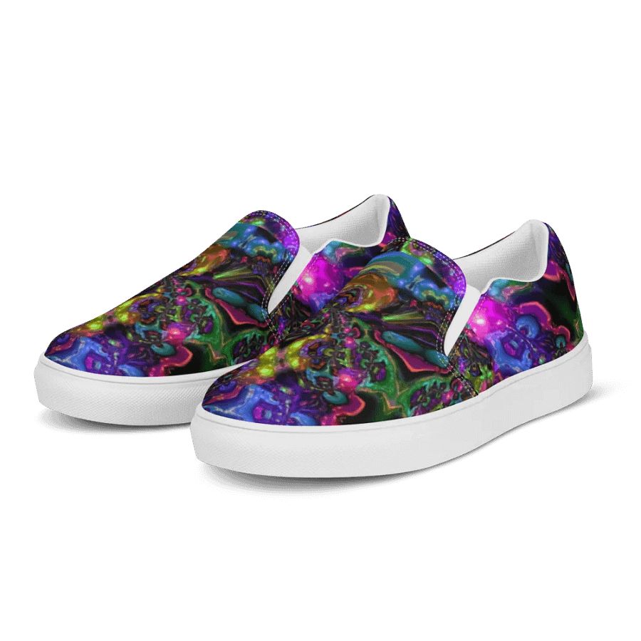 Starry Night Men's Canvas Slip On Shoes product image (3)