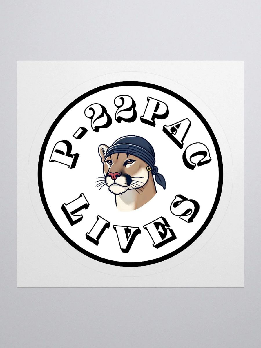 P-22Pac Lives Sticker product image (2)