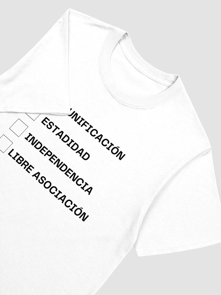 Camiseta manga corta blanca - Referéndum X Reunificación product image (2)