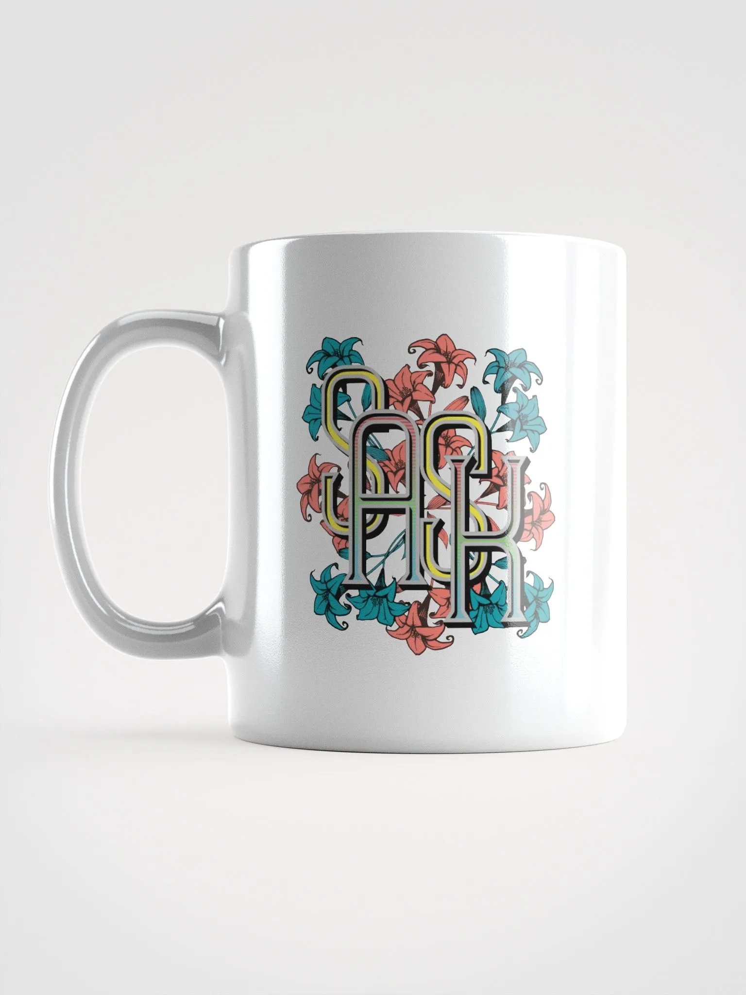 Sask Saskatoon Saskatchewan Flower Vibrant Floral Mug product image (1)
