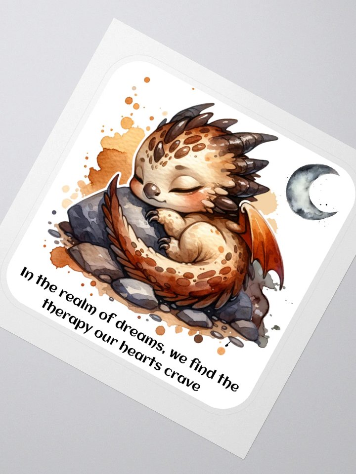 Sleeping Dragon Sticker product image (2)