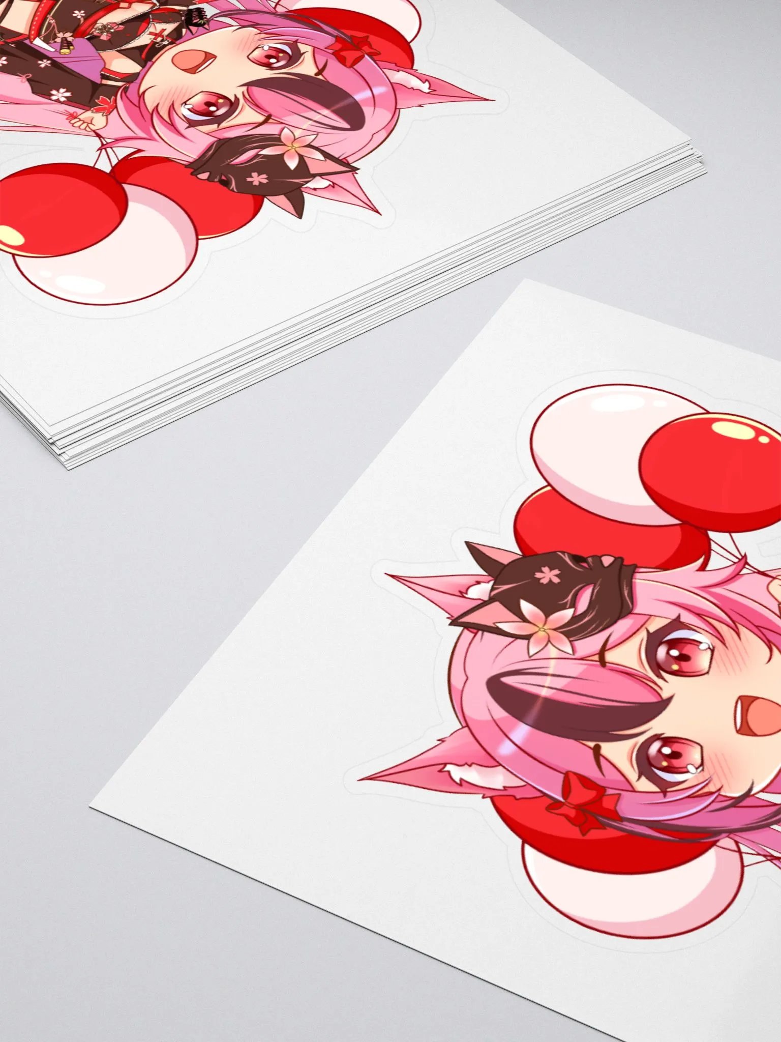 Limited Edition 30th Bday Cherry Blossom Chibi Sticker Set product image (12)