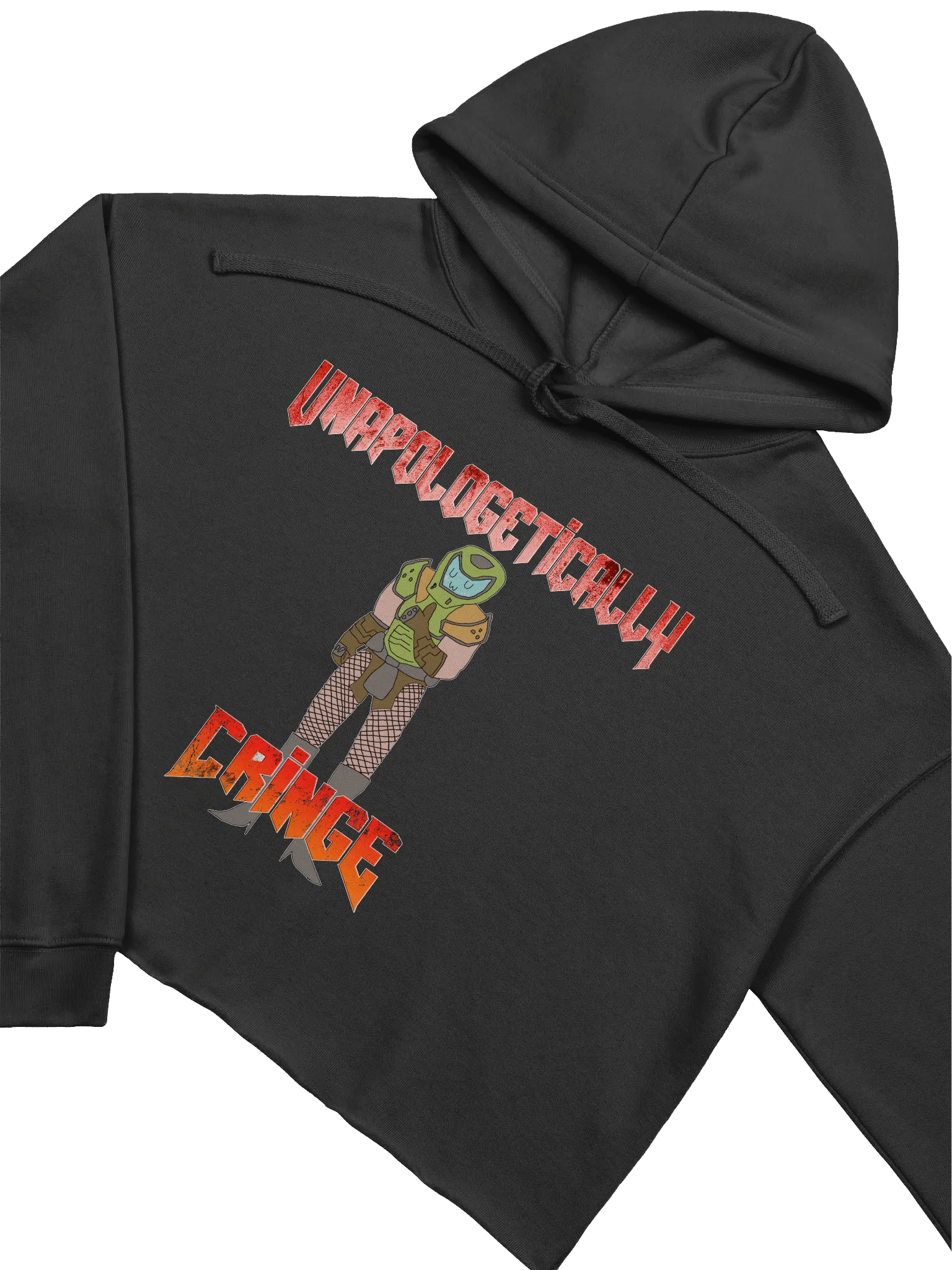 Unapologetically Cringe Crop Hoodie product image (3)