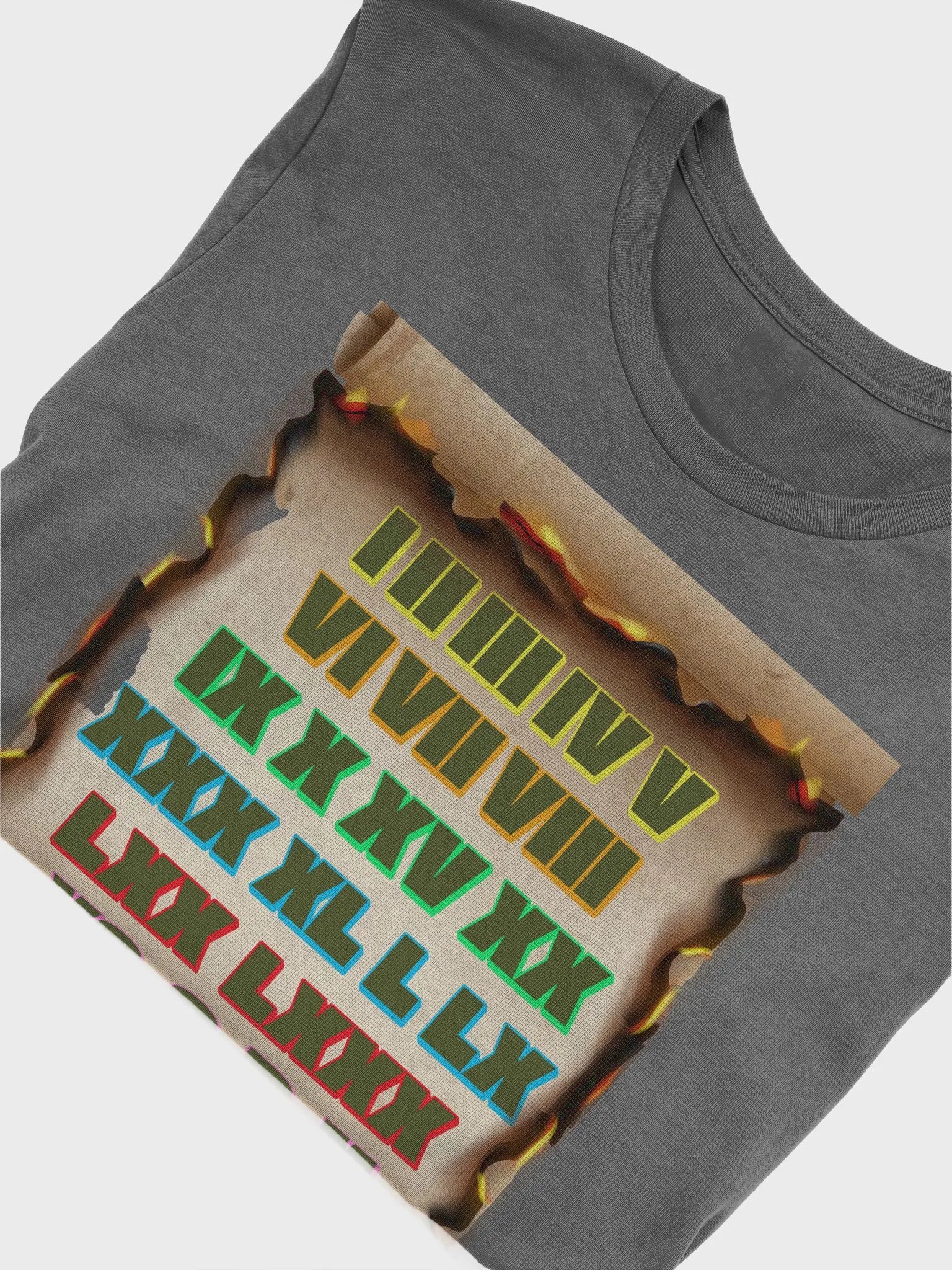 Roman Numeral Artistic Design T-shirt product image (30)