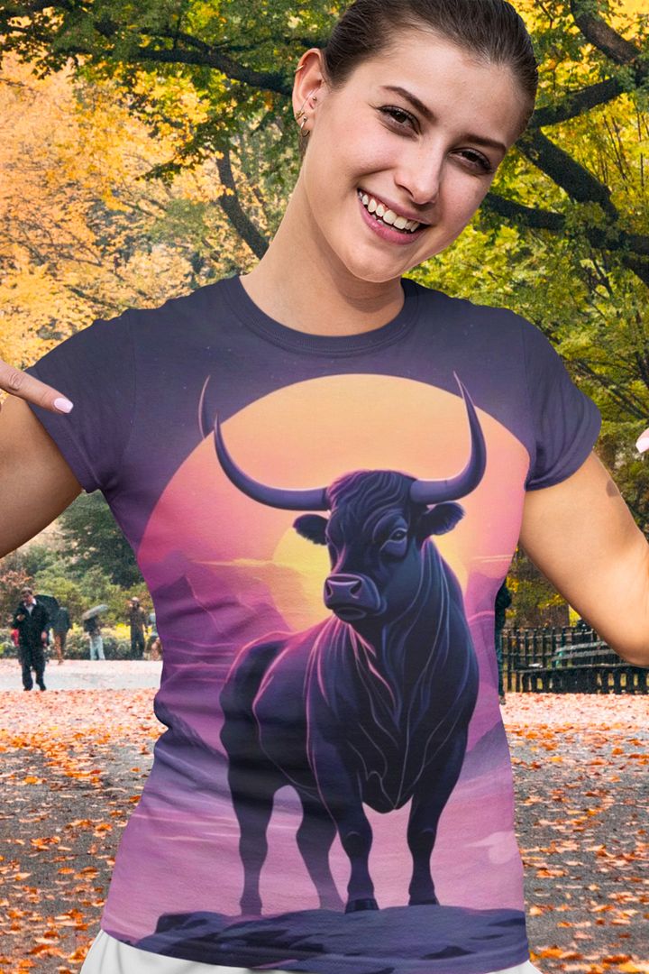 Bull All Over Print T-shirt product image (1)