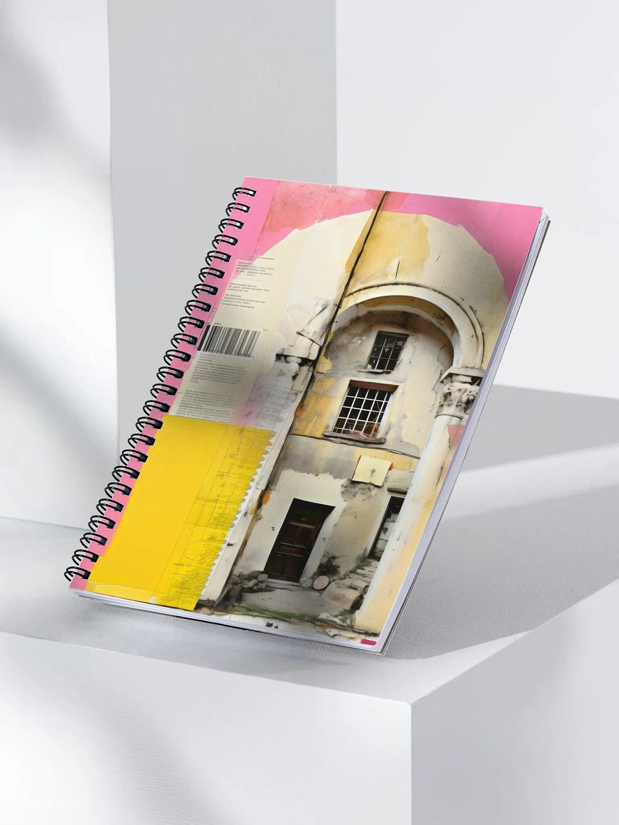 Yellow and Pink Urban Decay Spiral Notebook product image (3)