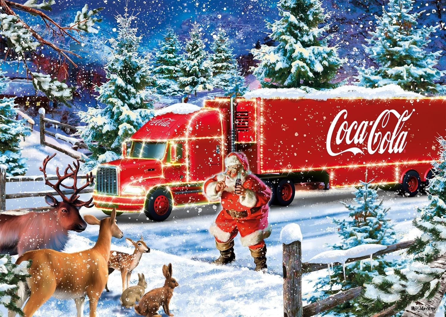 Puzzle Schmidt din 1000 piese - Coca Cola: Camion de Craciun product image (2)
