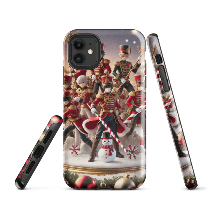 Holiday Soldiers iPhone Tough Case – Festive Brigade product image (1)
