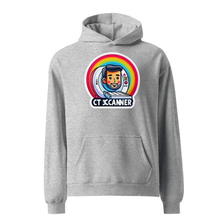 Rainbow CT Xcanner Unisex Oversized Hoodie product image (4)