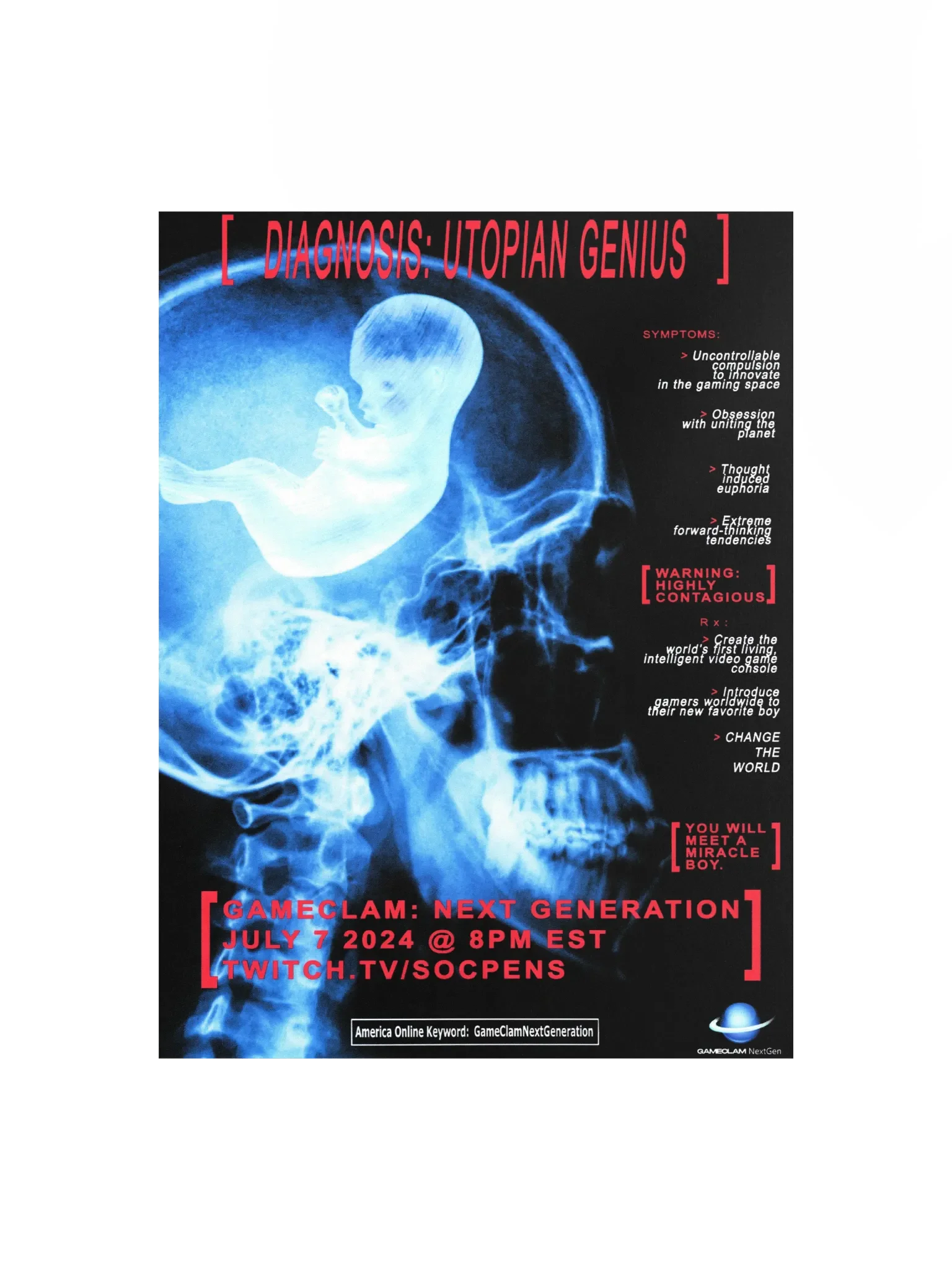 GameClam 5 "DIAGNOSIS" Poster product image (5)