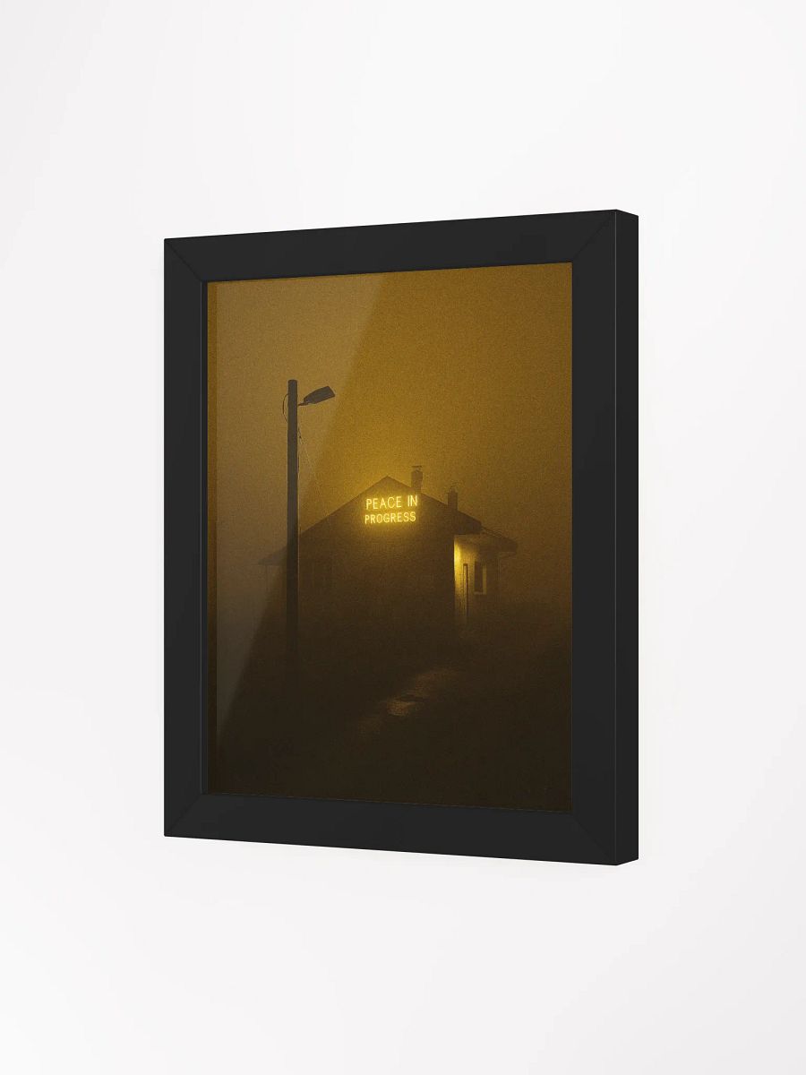 "Peace in Progress" Framed Poster product image (32)
