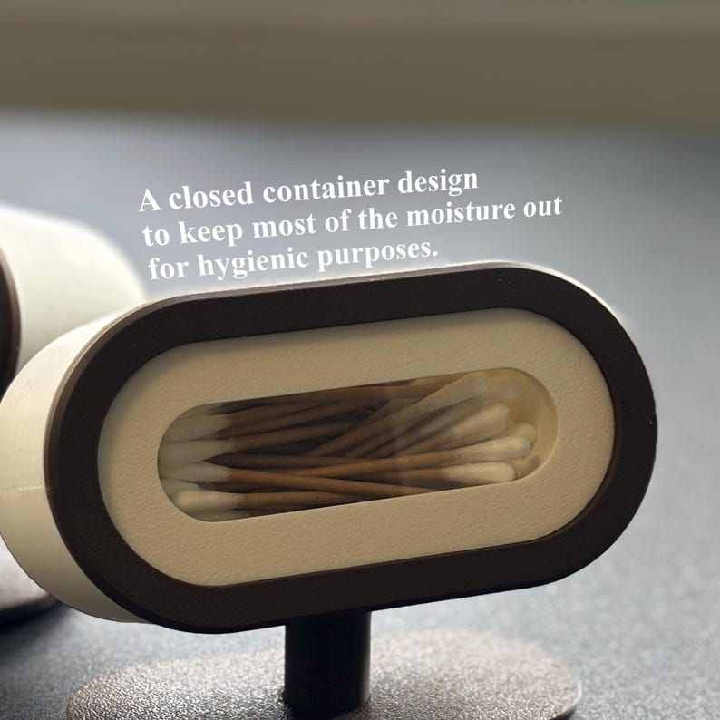 Cotton Swab Holder with Magnetic Lid product image (9)