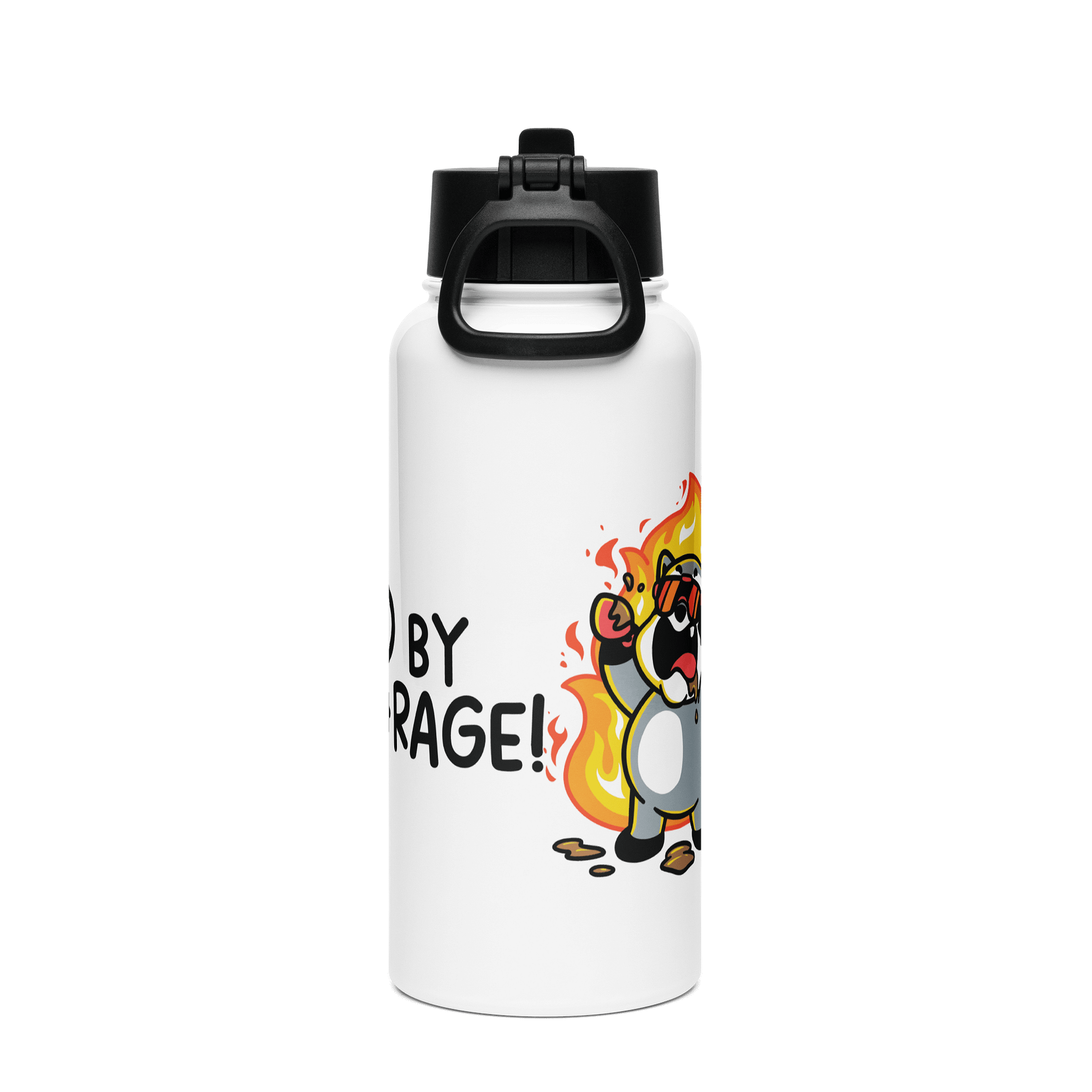 Caffeine & Rage Water Bottle product image (3)
