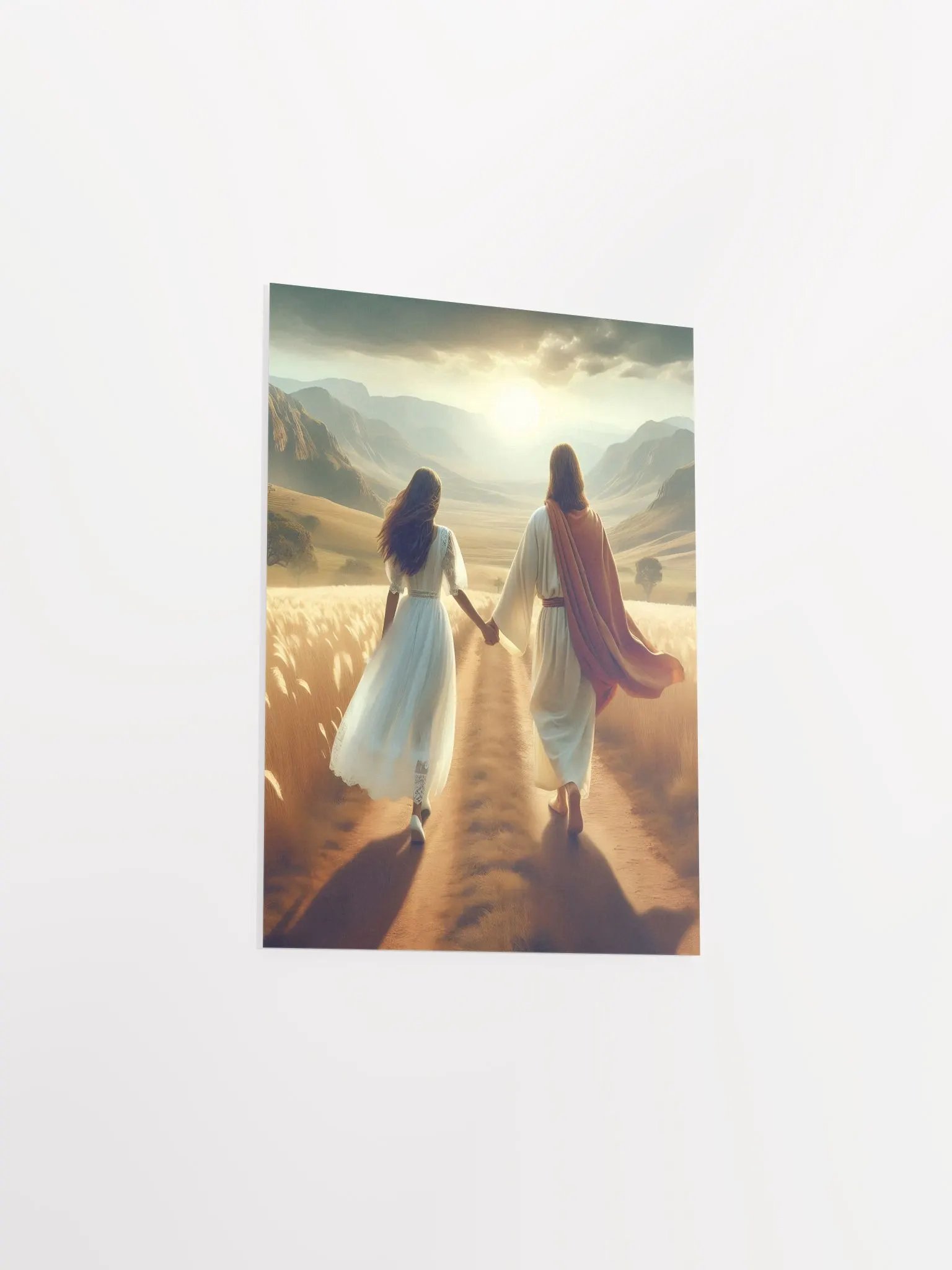 Walking with Faith Inspirational Art Poster product image (3)