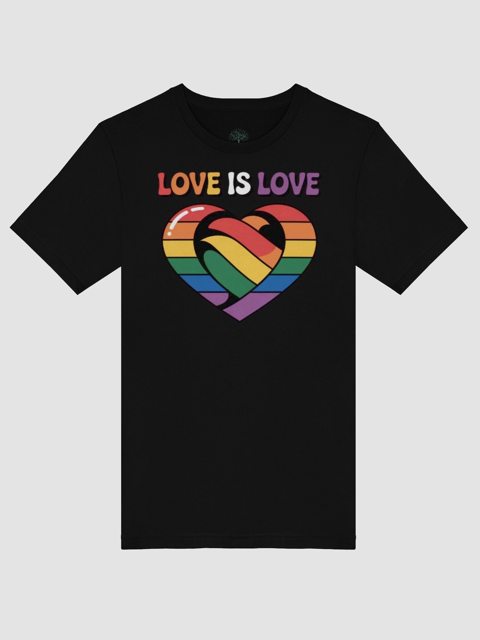 Unisex Supersoft Love is Love Rainbow Heart T-Shirt - Pride Collection | Graphic Grove product image (50)