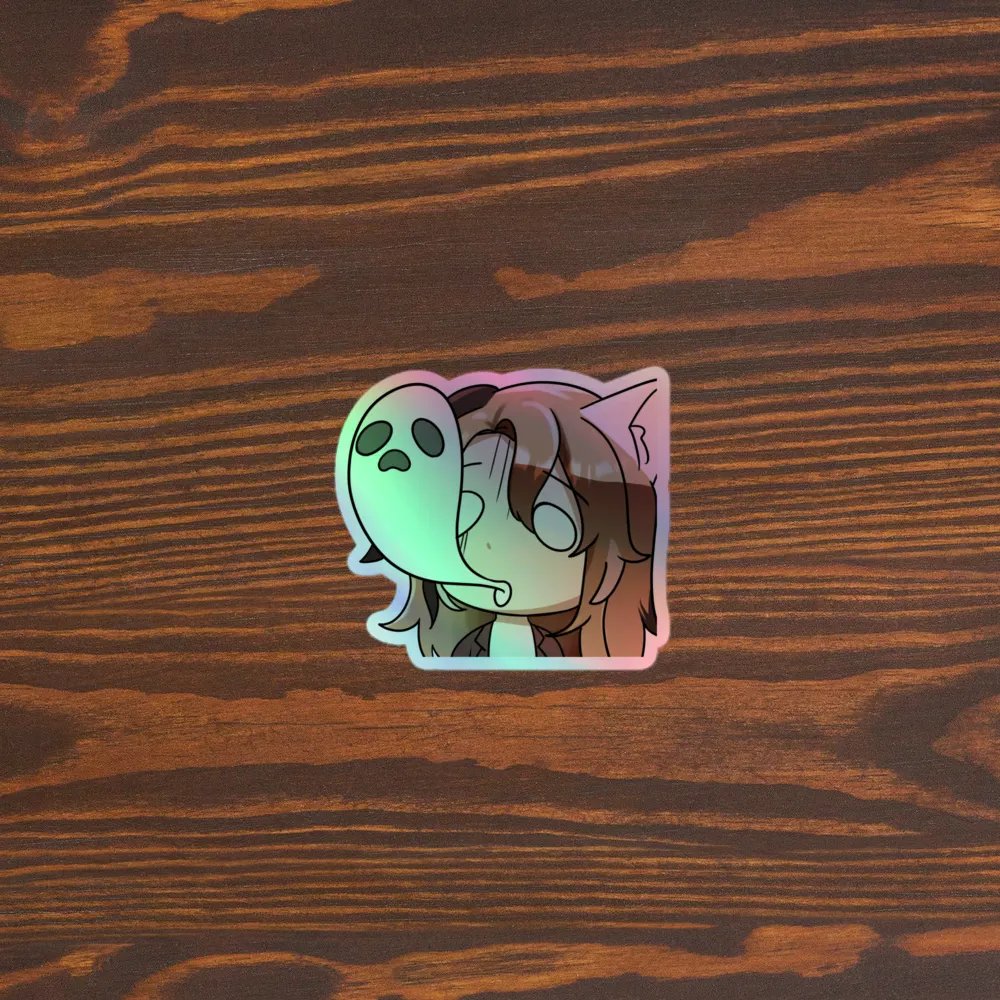 ded emote holographic sticker product image (5)