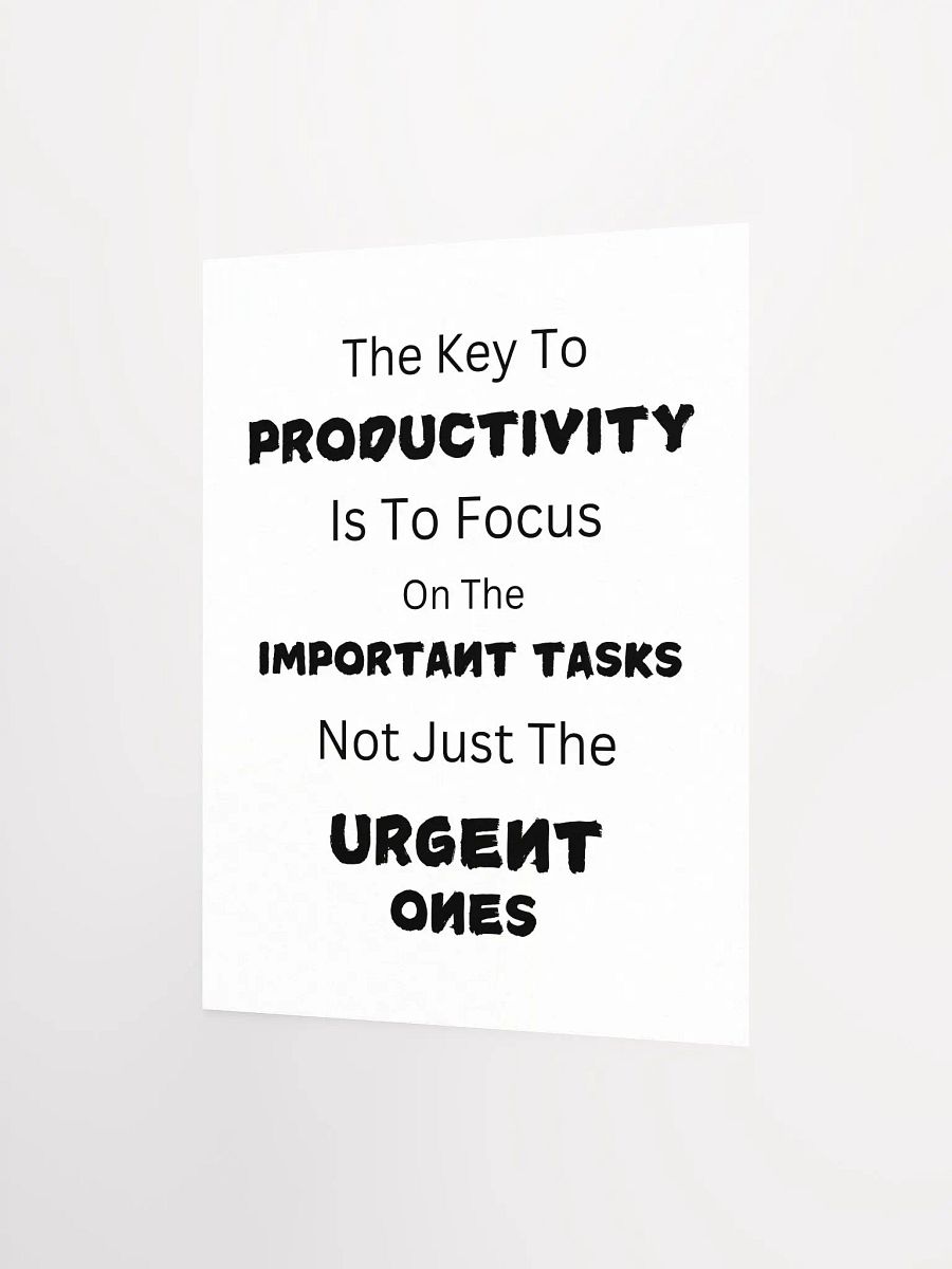 Productivity Focus Motivational Poster product image (3)